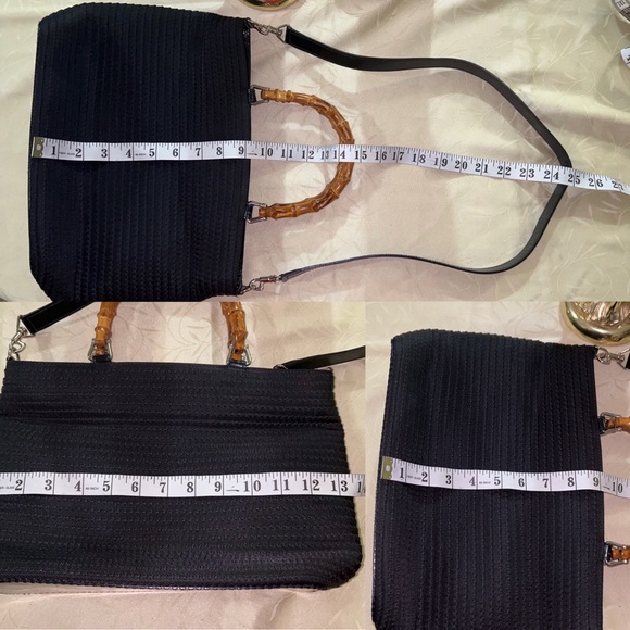 Gucci Bamboo Black Nylon Satchel with Strap. Discount in private - Picture 8 of 16